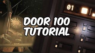 How to beat Door 100 in Roblox Doors Floor 1: The Hotel (Easy Tutorial!)