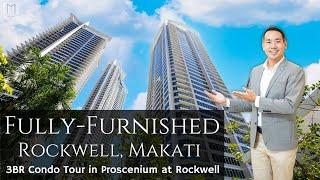 Condo Tour M6 • Inside a FULLY-FURNISHED 3BR Condo for Sale in  Proscenium at Rockwell, Makati City