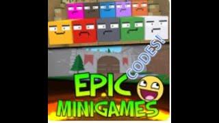 Roblox EPIC MINIGAMES codes! Working August 2021!