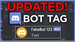 NEW METHOD! How to Get a Discord Bot Tag - Log in to a Bot Account!