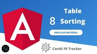 Angular Material | Covid19-tracker | Data table Sorting | javatechie