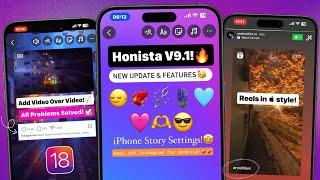 New Honista V9.1 iOS Instagram on Android | Share Reels like iPhone Story + iOS 17.4 Emojis Fonts!