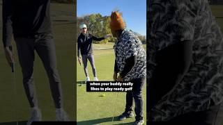Nothing like a little putting drama lol! ️ #golf #golfshorts #golfgreen #putting #drama