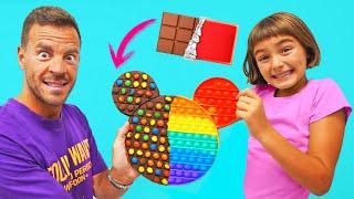 POP IT DE CHOCOLATE FIDJET MUY GRANDE Itarte Vlogs