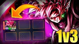 Can ULTRA Goku Black 1v3 ANYONE In PvP??? (Dragon Ball LEGENDS)