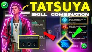 Tatsuya best character combination 2024 | Best character combination in free fire | Tatsuya ability