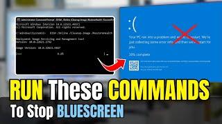 Run These 6 CMD Commands Before you GET a BLUE SCREEN on Windows 11/10