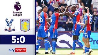 Hattrick! Mateta unaufhaltbar! | Crystal Palace - Aston Villa | Highlights Premier League 2023/24