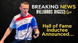 Breaking News: 2023 Billiard Hall of Fame Inductee Announced…