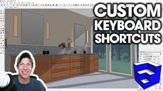 CUSTOM Keyboard Shortcuts in SketchUp