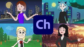 Как создать анимацию с своим персонажем за 5 минут в Adobe Character Animator | анимация рта+позы