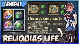 MEJORES COMBINACIONES PIEDRAS LUZ LIFESKILL - RELIQUIAS BLACK DESERT