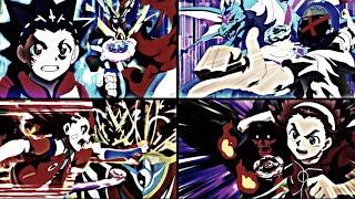 Valt and Aiger Vs Kamen X and Bird (Beyblade Burst QuadStrike Vs Beyblade X) Fanmade