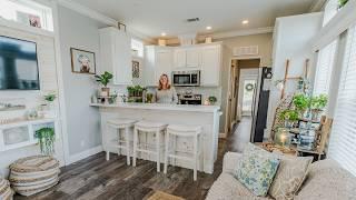 Her Debt Free Tiny Home Living - Main Floor Bedroom