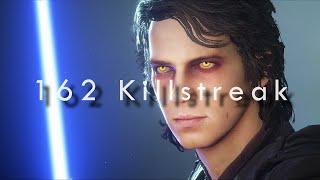 (NEW PERSONAL BEST) 162 Anakin killstreak on Naboo | Supremacy | Star Wars Battlefront 2