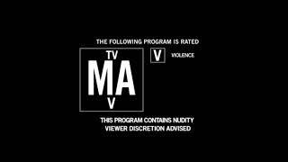 TV-MA-V (This Program Contains Nudity) Warning Screen (RARE!)