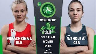 GOLD WW - 55 kg: I. KURACHKINA (BLR) v. A. WENDLE (GER)