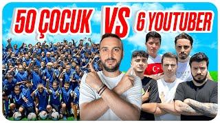 50 COCUK VS 6 YOUTUBER ! (EFSANE MAÇ)