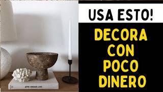  Mejores trucos para DECORAR CON POCO DINERO  15 Tips para una decoración Económica pero Lujosa!