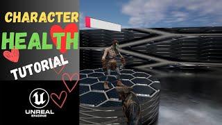 Unreal Engine Tutorial - Character Health Displayed In A Widget #unrealtutorial #unrealengine