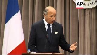 French FM calls Assad regime "criminal" after his tour of the region