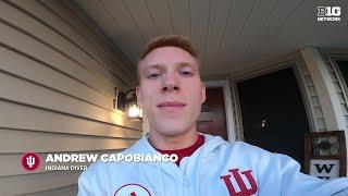 Training with Olympic Silver Medalist Andrew Capobianco | A Day in the Life | Indiana Athletics