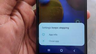 Samsung m01 core settings keeps stopping | How to fix samsung setting keeps stopping