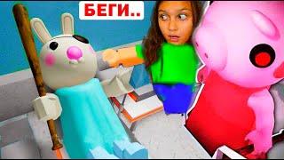 БАННИ Жива  НОВАЯ ПИГГИ Она в больнице roblox PIGGY BUNNY / роблокс Балди и Валеришка