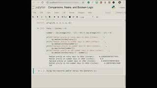 Comparisions, Masks and Boolean Logic || Python || Numpy || Data Science || Machine Learning