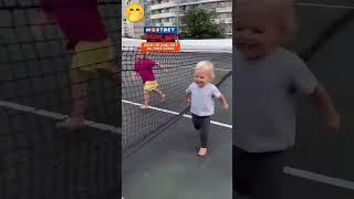 Kids are laughing together. Baby smile sound! #shorts