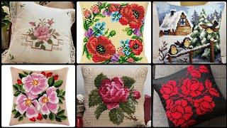 Very Attractive & Stylish Cross Stitch Custion Cover Designs Ideas #2024 #charsutikerhai