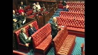 The Earl of Portland's maiden speech to the House of Lords. January 1993