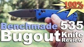 Benchmade 535 Bugout Knife Review 1.8 ounce with hard use field test