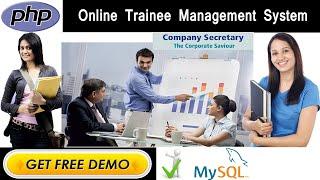 Online Trainee Management System Project in PHP | MYSQLI | HTML | CSS | Ajax– College Project for CS