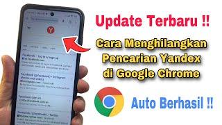 Cara Menghilangkan Pencarian Yandex Di Chrome