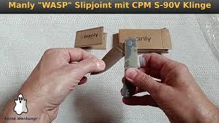 Manly "WASP" Slipjoint-Taschenmesser mit CPM-S90V Stahl für ca. 67€