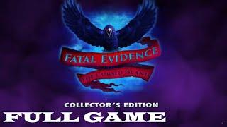 FATAL EVIDENCE THE CURSED ISLAND COLLECTOR'S EDITION FULL GAME Complete walkthrough gameplay + BONUS