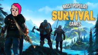 Most Popular Survival Games Around The World On Steam 2021 //skylent