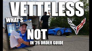 WHY IS RICK VETTELESS & 2026 CORVETTE ORDER GUIDE INFO