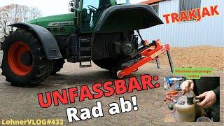 LohnerVLOG#433 TRAKJAK, leichtes Aufbocken und rangieren ohne Räder I Fendt 614 Wischwasserpumpe