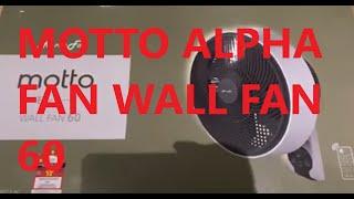 Alpha Fan -Motto wall fan 60 #alphafan