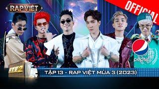 Rap Việt Mùa 3 - Tập 13: Rhyder thể hiện skill rap, OgeNus CAPTAIN bứt tốc mạnh mẽ | Rap Việt 2023