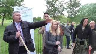 Rallying against Police Corruption in London