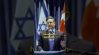 "I don't know what the world will bring tomorrow..but I do know this...the Jewish people will go on"