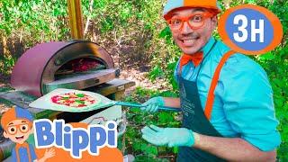 Blippi DESIGNS His OWN PIZZA! |  Blippi and Meekah Best Friend Adventures