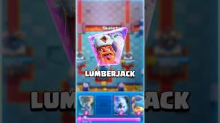 Evolution Lumberjack vs Spells #clashroyale