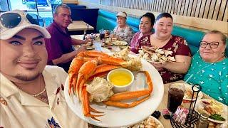 ALL YOU CAN EAT SNOW CRAB LEGS & SUSHI • w/ Sylvia & John & The Fam Bam