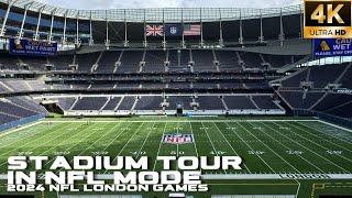 Stadium Tour of the Tottenham Hotspur Stadium in NFL Mode  | 2024 NFL London Games [4K]