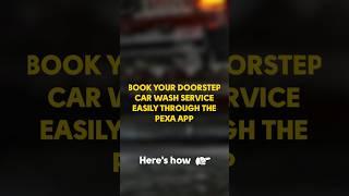 Book Car Wash on Pexa App