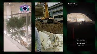 Construction Workers Snapchat Inside Apple Park